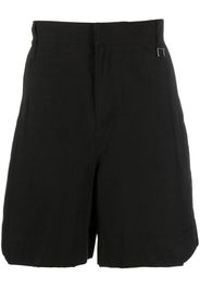 Wooyoungmi cotton-hemp blend bermuda shorts - Nero