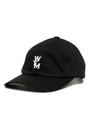 Wooyoungmi logo-embroidered cotton cap - Nero