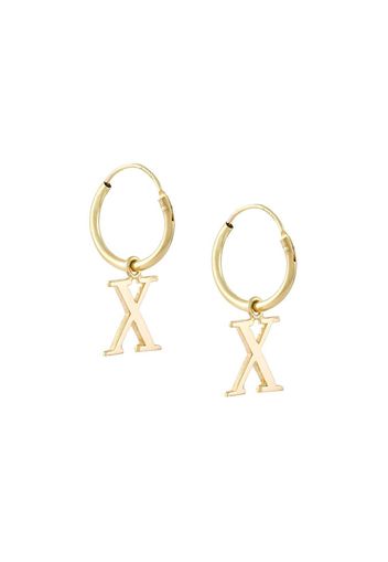 Wouters & Hendrix Gold Orecchini 'X' - Effetto metallizzato