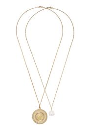 Collana in oro 18kt con pendente a perla