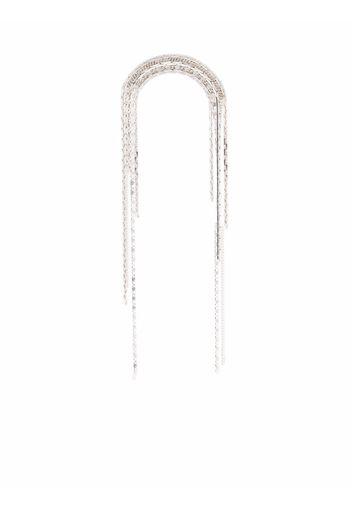 Wouters & Hendrix Serpentine falling chains statement earring - Argento