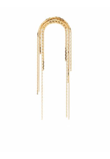 Wouters & Hendrix Serpentine falling chains earrings - Oro