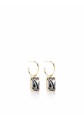 Wouters & Hendrix crystal-embellished hoop earrings - Oro