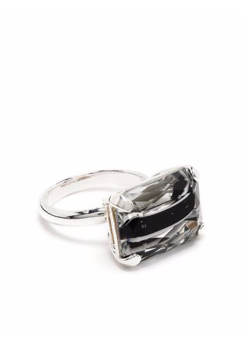 Wouters & Hendrix crystal-embellished band ring - Argento