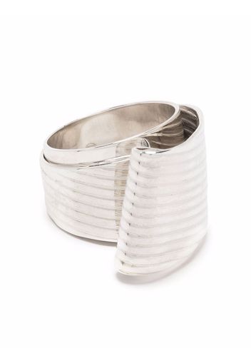 Wouters & Hendrix Serpentine statement wave ring - Argento