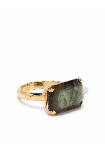 Wouters & Hendrix LA DANSE SERPENTINE Statement Ring with Labradorite - Oro