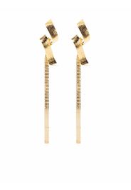 Wouters & Hendrix Swirl chain-link earrings - Oro