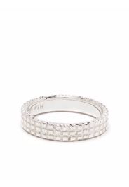 Wouters & Hendrix chain-texture band ring - Argento