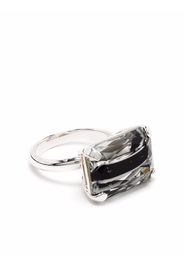 Wouters & Hendrix crystal-embellished band ring - Argento