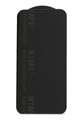 WTAPS logo-print flip phone case - Nero