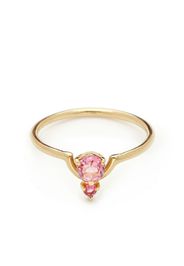 WWAKE 14kt yellow gold Nestled pink sapphire and tourmaline ring - Oro