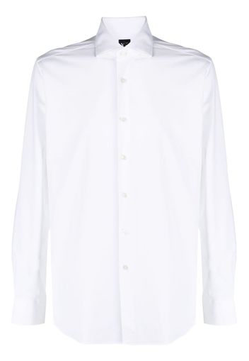 Xacus button-down long-sleeve shirt - Bianco