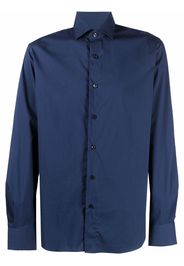 Xacus long-sleeve regular fit shirt - Blu