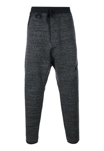 Y-3 melange tapered joggers - Nero