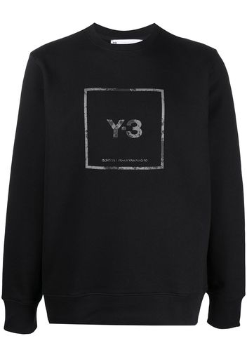 Y-3 Felpa con stampa - Nero