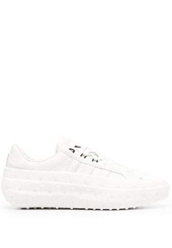 Y-3 leather low-top sneakers - Bianco