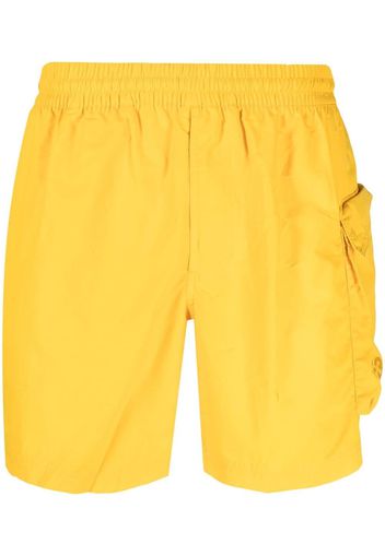 Y-3 cargo-pocket swim shorts - Giallo