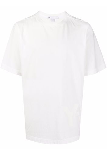 Y-3 tonal logo-print T-shirt - Bianco