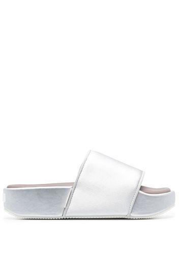 Y-3 flatform open-toe sandals - Argento