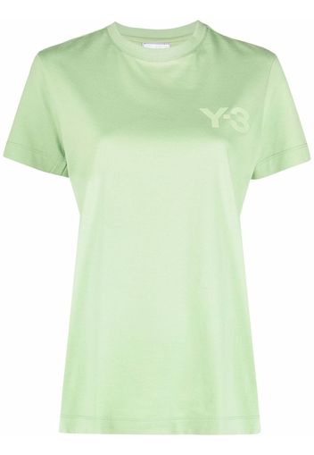 Y-3 logo print short-sleeve T-shirt - Verde