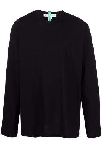 Y-3 long-sleeved cotton T-shirt - Nero