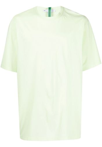 Y-3 logo-print cotton T-Shirt - Verde