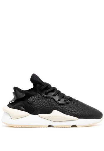 Y-3 Kaiwa low-top leather trainers - Nero