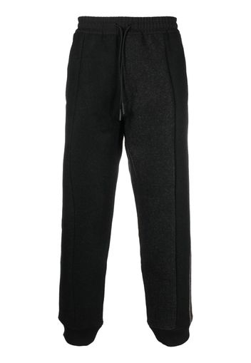 Y-3 striped wool track pants - Nero