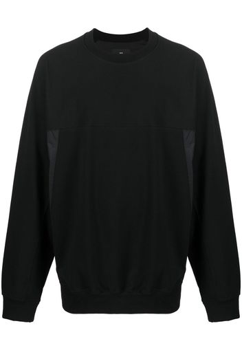 Y-3 logo patch crew neck sweatshirt - Nero