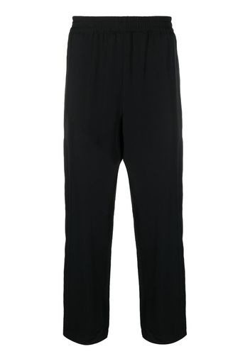 Y-3 mid-rise straight-leg trousers - Nero