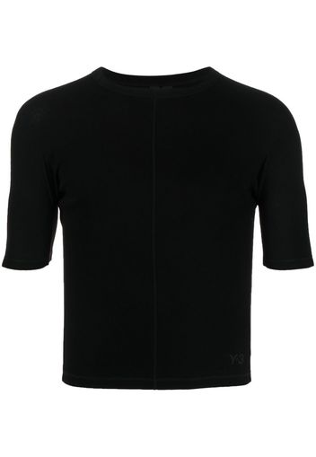 Y-3 crew-neck organic cotton T-shirt - Nero