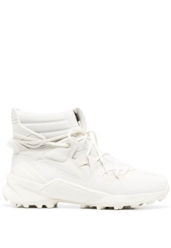 Y-3 high-top lace-up chunky sneakers - Bianco