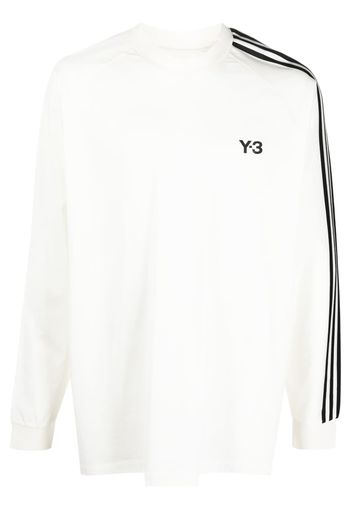 Y-3 long-sleeved cotton T-shirt - Bianco