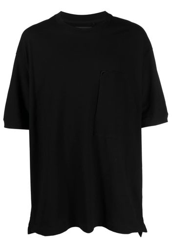 Y-3 logo-patch sleeve T-shirt - Nero