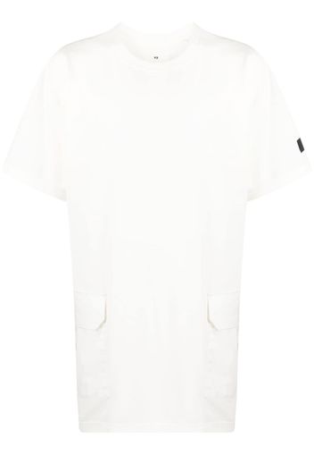 Y-3 logo-patch short-sleeve T-shirt - Bianco