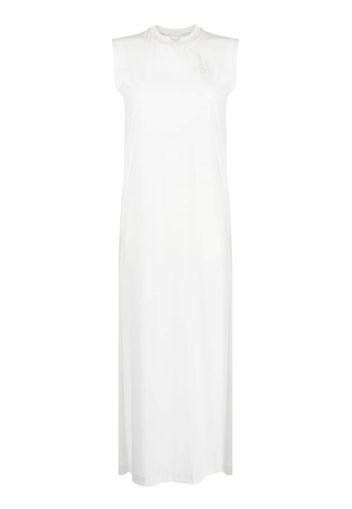 Y-3 3-stripes sleeveless dress - Bianco