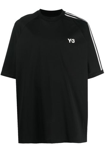 Y-3 logo-print cotton T-shirt - Nero