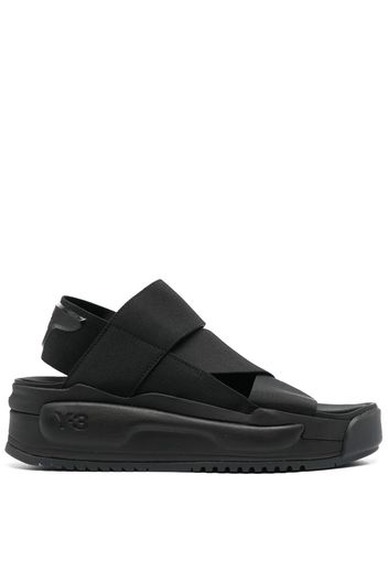 Y-3 Rivalry elasticated-strap sandals - Nero