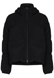 Y-3 tonal logo puffer jacket - Nero