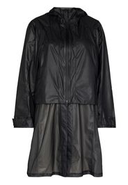 Y-3 hooded midi raincoat - Nero