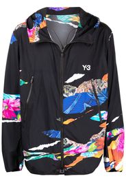 Y-3 graphic print lightweight jacket - Nero