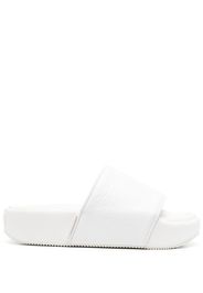 Y-3 calf-leather slides - Bianco