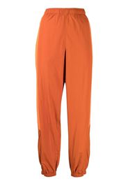 Y-3 contrasting-panel tracksuit bottom - Arancione