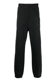 Y-3 appliqué logo track trousers - Nero