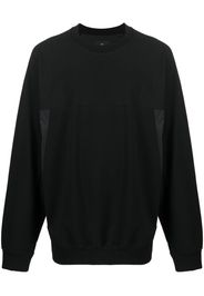 Y-3 logo patch crew neck sweatshirt - Nero