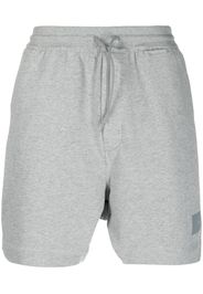 Y-3 logo-patch melange-effect shorts - Grigio