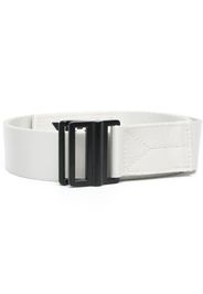 Y-3 logo-print buckle belt - Toni neutri