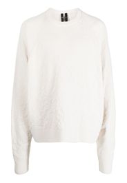 Y-3 extra-long sleeves jumper - Bianco