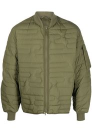 Y-3 quilted padded bomber jacket - Verde