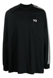 Y-3 logo-print 3-Stripes sweatshirt - Nero